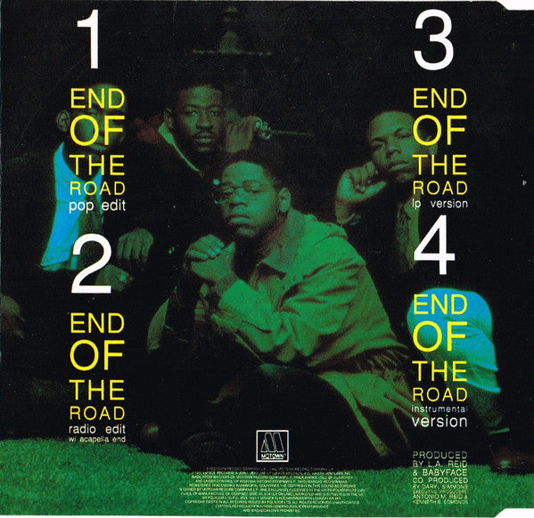 Boyz II Men : End Of The Road (CD, Maxi)