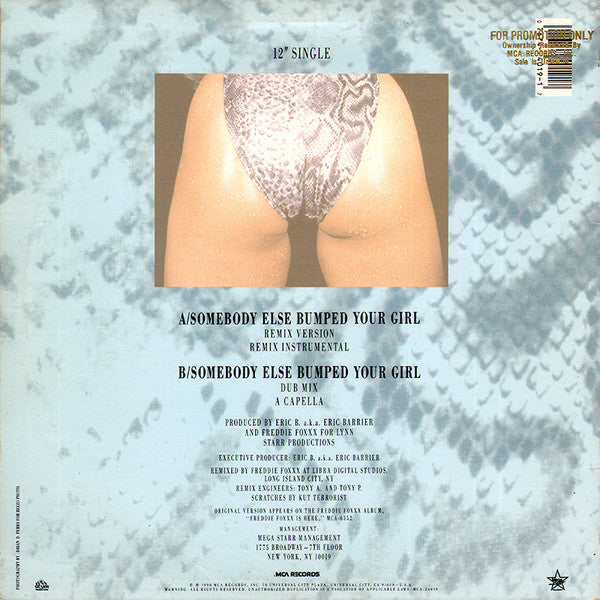 Freddie Foxxx : Somebody Else Bumped Your Girl (12")