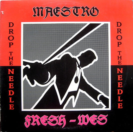 Maestro Fresh-Wes : Drop The Needle (12", Promo)