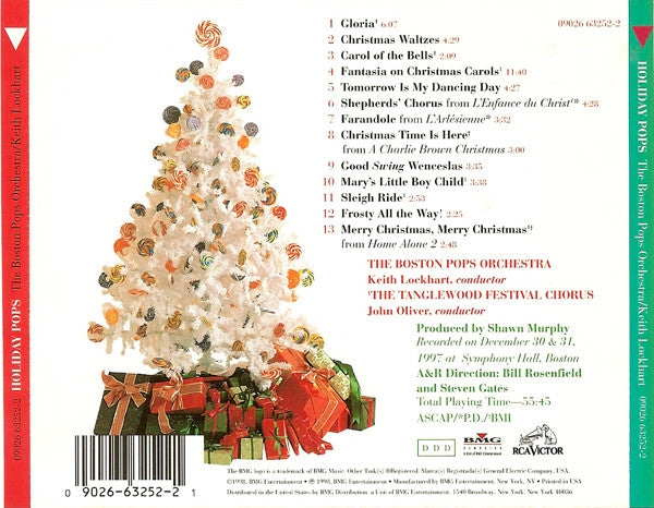 The Boston Pops Orchestra, Keith Lockhart : Holiday Pops (CD, Album)