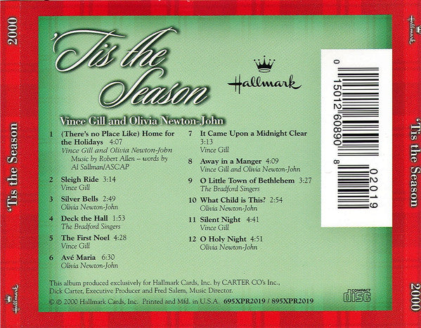 Vince Gill And Olivia Newton-John Featuring London Symphony Orchestra : 'Tis The Season (CD, Album)
