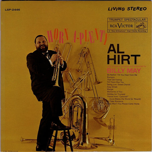 Al Hirt With Orchestra Arranged And Conducted By Billy May : Horn A-Plenty (LP, Album, Roc)