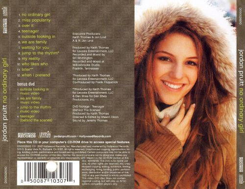 Jordan Pruitt : No Ordinary Girl (CD, Album, Enh + DVD-V)