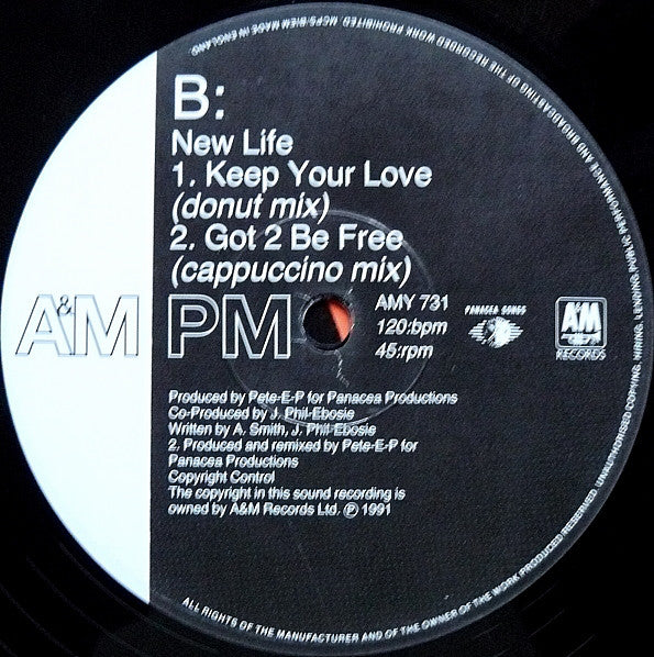 New Life : Keep Your Love (12")