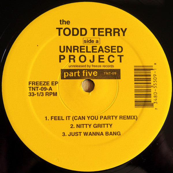Todd Terry : The Todd Terry Unreleased Project Part 5 (12", EP)