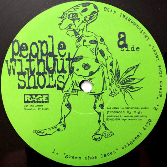 People Without Shoes : Green Shoe Laces (12")