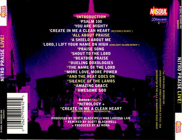 Nitro Praise : Nitro Praise Live! (CD, Album)