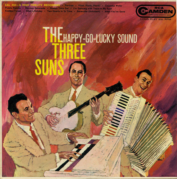The Three Suns : The Happy-Go-Lucky Sound (LP, Comp, Mono)