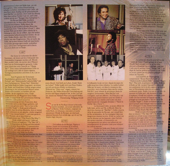 Kiri Te Kanawa / José Carreras / Sarah Vaughan / Mandy Patinkin : South Pacific (LP, Album)