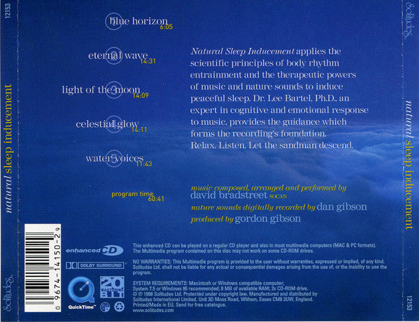 David Bradstreet : Natural Sleep Inducement (CD, Album, Enh, Dol)