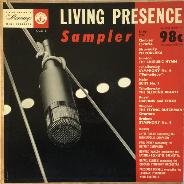 Various : Living Presence High Fidelity Sampler (LP, Mono, Smplr)