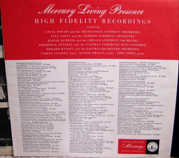 Various : Living Presence High Fidelity Sampler (LP, Mono, Smplr)