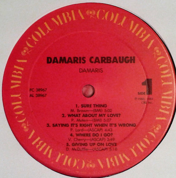 Damaris Carbaugh : Dámaris (LP, Album)