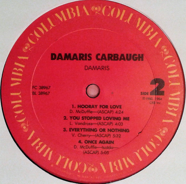 Damaris Carbaugh : Dámaris (LP, Album)