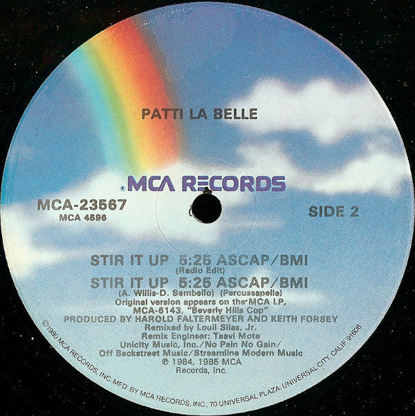 Patti LaBelle : Stir It Up (12" Version) (12", Single, Glo)