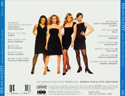 Various : Sex And The City (Music From The HBO Series) (CD, Comp)