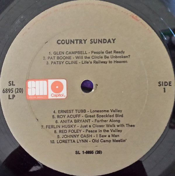 Various : Country Sunday (LP, Comp, S/Edition)