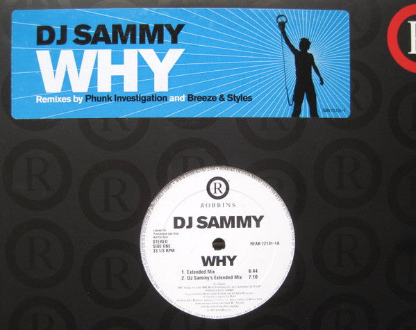 DJ Sammy : Why (12", Promo)