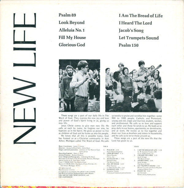 The Word Of God (3) : New Life (LP, Album)
