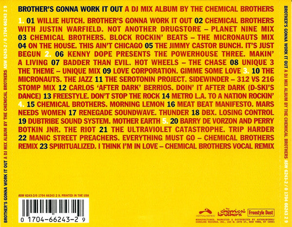 The Chemical Brothers : Brothers Gonna Work It Out (CD, Album, Mixed)