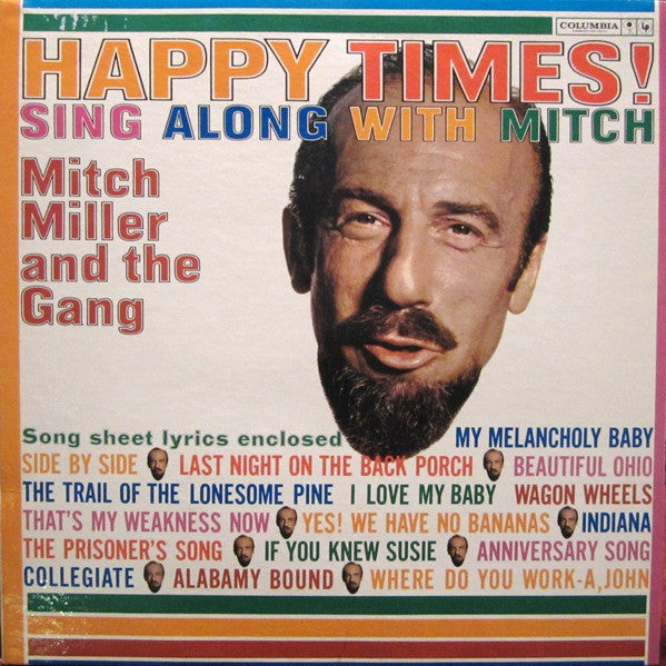 Mitch Miller And The Gang : Happy Times!‒Sing Along With Mitch (LP, Album, Mono, Gat)