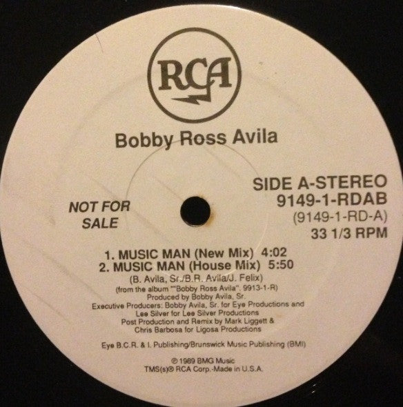 Bobby Ross Avila : Music Man (12", Promo)