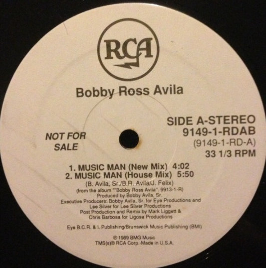 Bobby Ross Avila : Music Man (12", Promo)