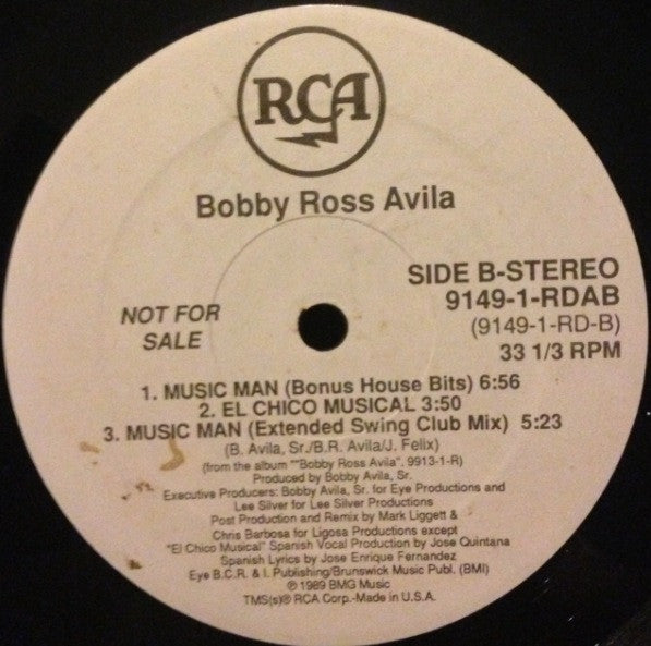 Bobby Ross Avila : Music Man (12", Promo)