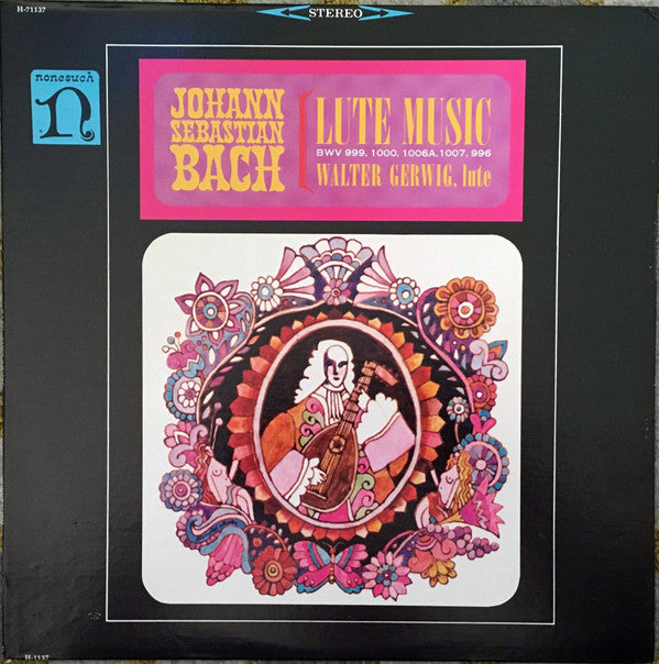 Johann Sebastian Bach / Walter Gerwig : Lute Music (LP, RP)