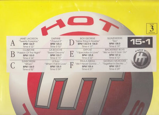 Various : Hot Tracks 15-1 (3x12", Comp)