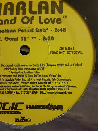 Harlan : Land Of Love (12", Promo)