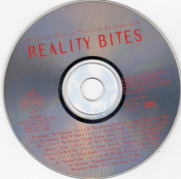 Various : Reality Bites (Original Motion Picture Soundtrack) (CD, Comp, Club)