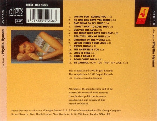Phyllis Hyman : The Best Of  Phyllis Hyman The Buddah Years (CD, Comp)