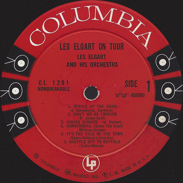 Les Elgart : On Tour (LP, Album, Mono)