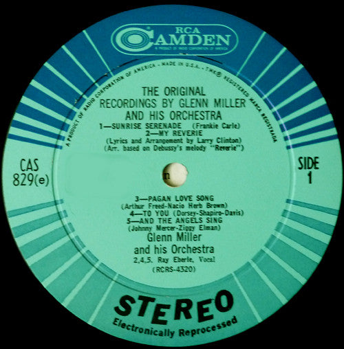 Glenn Miller And His Orchestra : The Original Recordings (LP, Comp, RM, Hol)