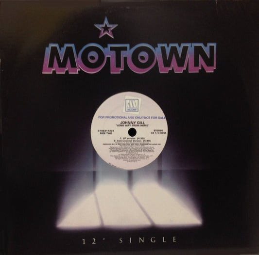 Johnny Gill : Long Way From Home (12", Promo)