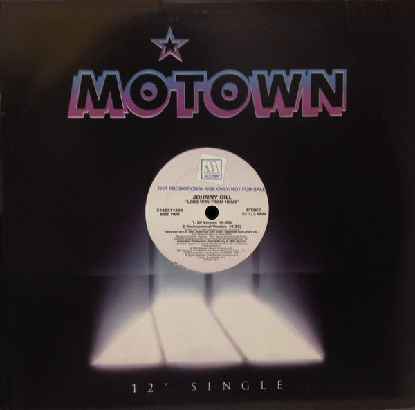 Johnny Gill : Long Way From Home (12", Promo)