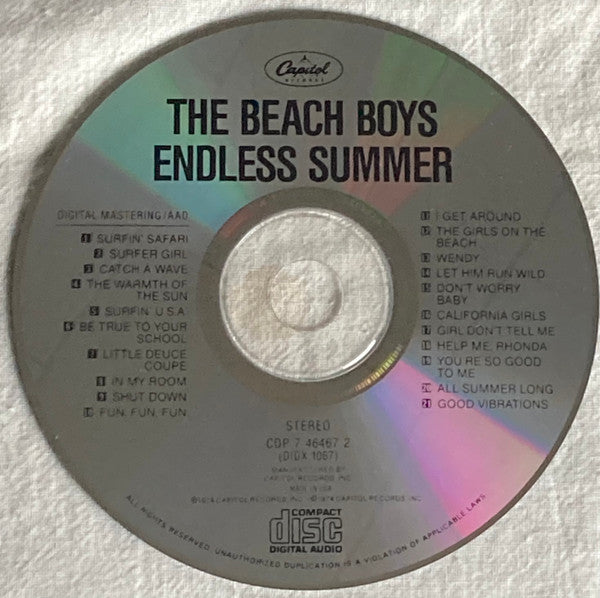 The Beach Boys : Endless Summer (CD, Comp, Club, RE)