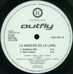 Outfly : La Marche De La Lune (12", Promo)