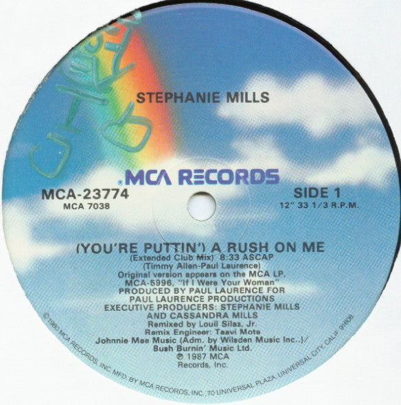 Stephanie Mills : (You're Puttin') A Rush On Me (12", Single)