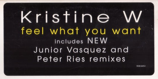 Kristine W : Feel What You Want (12", Promo)