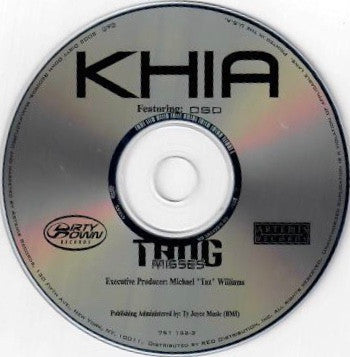 Khia Featuring Dirty South Divas : Thug Misses (CD, Album, RE)