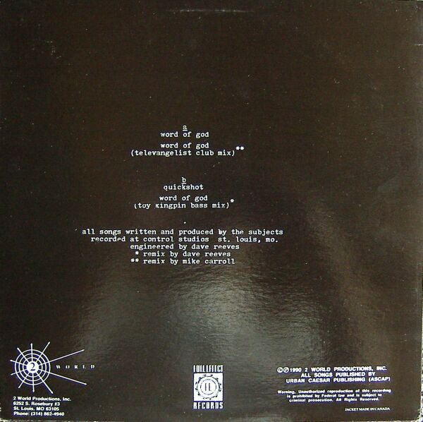 The Subjects : Word Of God (12")