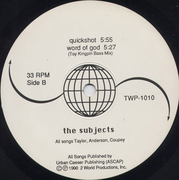 The Subjects : Word Of God (12")