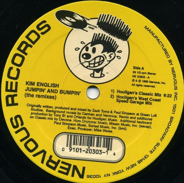 Kim English : Jumpin' And Bumpin' (The Remixes) (12")