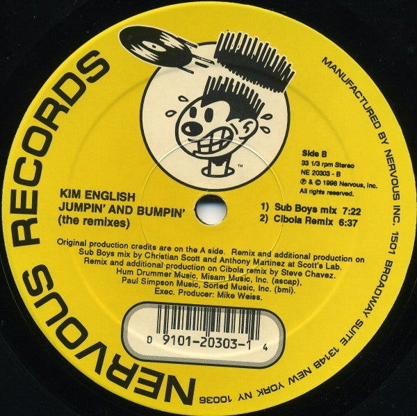 Kim English : Jumpin' And Bumpin' (The Remixes) (12")