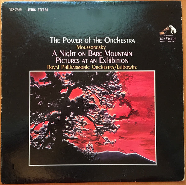 Modest Mussorgsky, The Royal Philharmonic Orchestra / René Leibowitz : The Power Of The Orchestra: A Night On The Bare Mountain · Pictures At An Exhibition (LP, Ind)