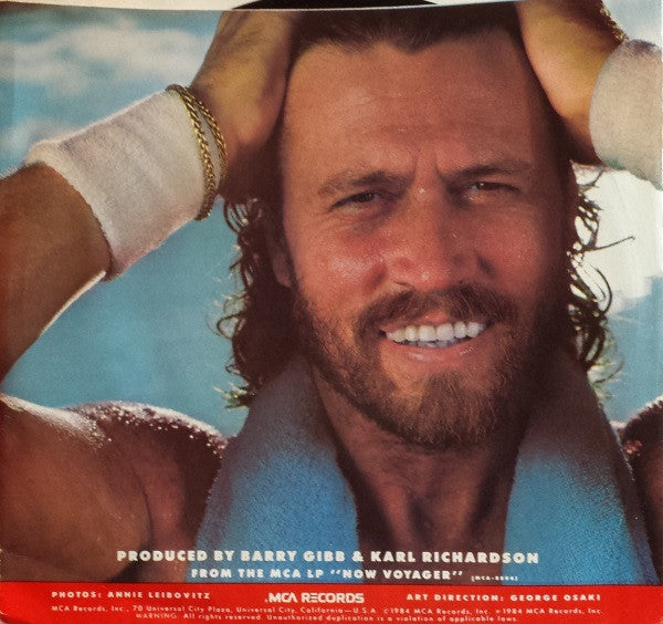 Barry Gibb : Shine Shine (7", Single, Pin)