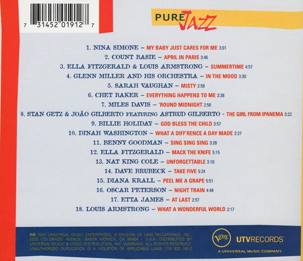 Various : Pure Jazz (CD, Comp)