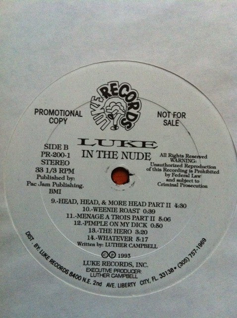 Luke : In The Nude (2xLP, Album, Promo)